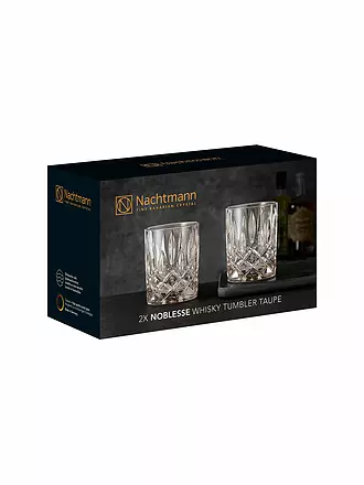 NACHTMANN | Whiskeyglas 2er Set NOBLESSE Taupe 295ml | hellgrau