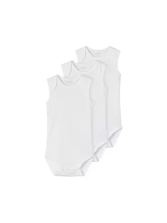 NAME IT | Baby Bodys 3-er Pkg. | weiss