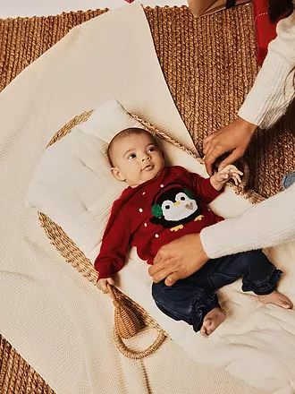 NAME IT | Baby Pullover NBFRADEER | rot