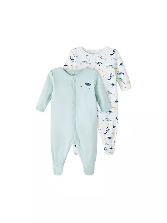 NAME IT | Baby Schlafanzug 2-er Pkg. | mint