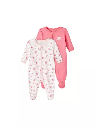 NAME IT | Baby Schlafoverall 2-er Pkg. | pink