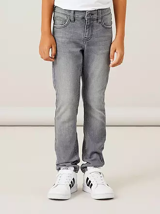 NAME IT | Jungen Jeans Slim Fit NKMSILAS | hellgrau