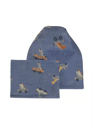 NAME IT | Jungen Set Mütze und Schal | blau