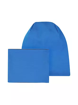 NAME IT | Jungen Set Mütze und Schal | blau