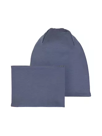 NAME IT | Jungen Set Mütze und Schal | blau
