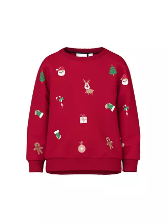 NAME IT | Jungen Sweater NMNRIMAX | rot