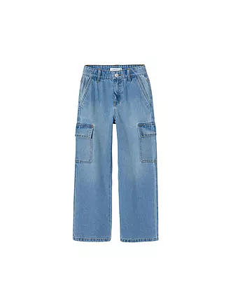 NAME IT | Mädchen Cargojeans Regular Fit NKFROSE | dunkelblau