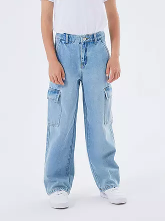 NAME IT | Mädchen Cargojeans Regular Fit NKFROSE | schwarz