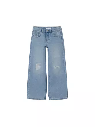 NAME IT | Mädchen Highwaist Jeans Wide Leg NKFROSE | hellblau