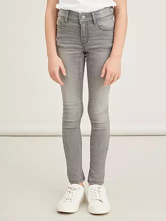 NAME IT | Mädchen Jeans Skinny Fit NKFPOLLY | hellgrau