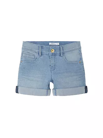 NAME IT | Mädchen Shorts NKFSALLI DNMTASIS | hellblau