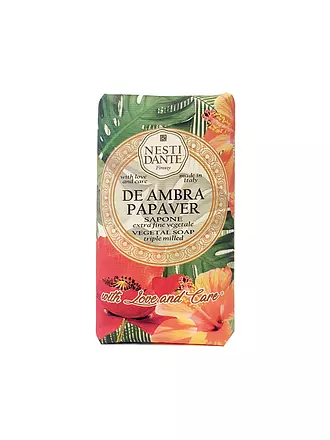 NESTI DANTE | Seife - De Ambra Papaver Soap 250g | orange