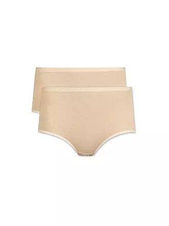 NINA VON C | Taillenslip 2er-Pkg. schwarz | beige