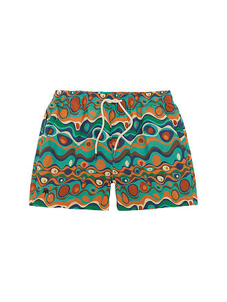 OAS | Badeshorts  Emerald Stripe | bunt