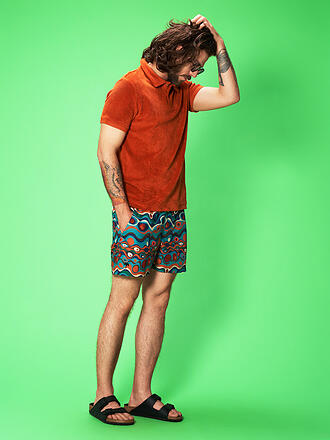 OAS | Badeshorts  Emerald Stripe | bunt