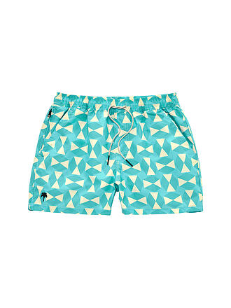 OAS | Badeshorts  Emerald Stripe | blau