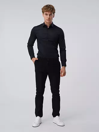 OLYMP NO.6 | Hemd Extra Slim Fit | schwarz