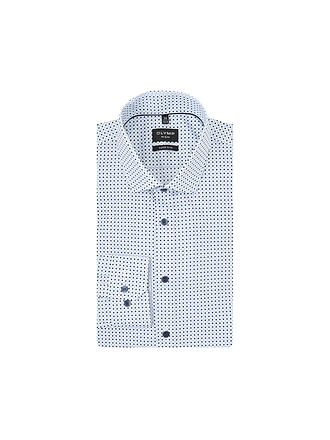 OLYMP NO.6 | Hemd Super Slim Fit | petrol