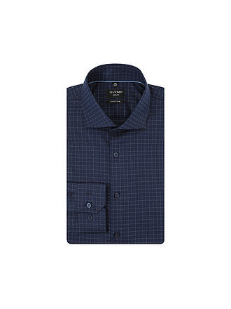 OLYMP NO.6 | Hemd Super Slim Fit | dunkelblau