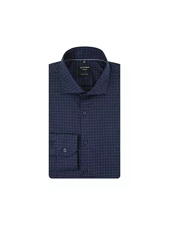 OLYMP NO.6 | Hemd Super Slim Fit | dunkelblau