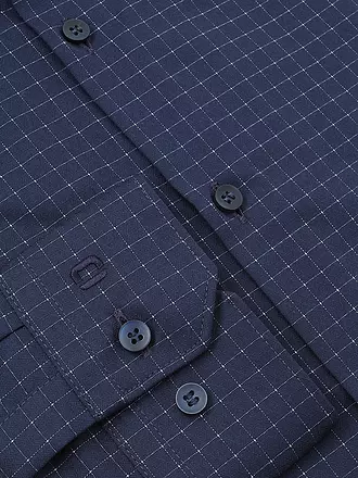 OLYMP NO.6 | Hemd Super Slim Fit | dunkelblau