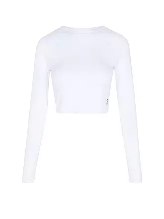 ON | Langarmshirt Cropped Fit | weiss