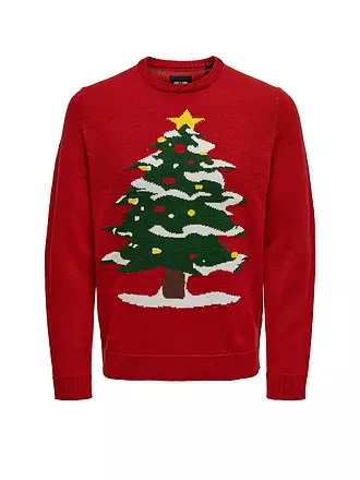 ONLY & SONS | Pullover  ONSXMAS | rot