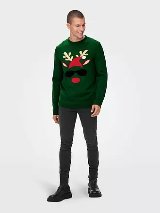 ONLY & SONS | Pullover ONSXMAS | grün