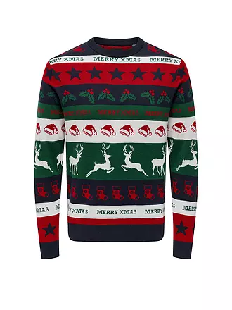 ONLY & SONS | Pullover ONSXMAS | dunkelblau