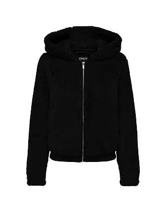 ONLY | Jacke in Felloptik ONLNEWANNA | schwarz