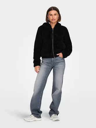 ONLY | Jacke in Felloptik ONLNEWANNA | schwarz