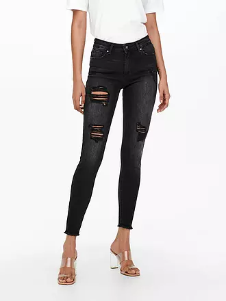 ONLY | Jeans Skinny Fit 7/8 ONLBLUSH | schwarz