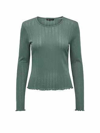 ONLY | Langarmshirt ONLCARLOTTA | dunkelgrün