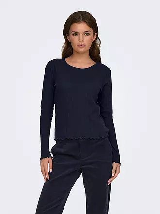 ONLY | Langarmshirt ONLCARLOTTA | dunkelrot