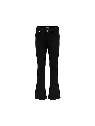 ONLY | Mädchen Jeans Flared KOGRAIN | schwarz