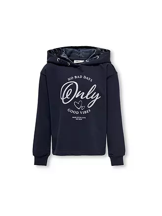 ONLY | Mädchen Kapuzensweater - Hoodie KOGWENDY | dunkelblau