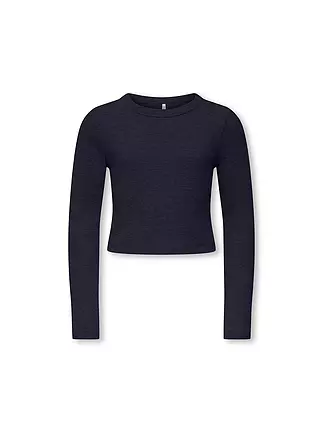 ONLY | Mädchen Langarmshirt KOGBINA | dunkelblau