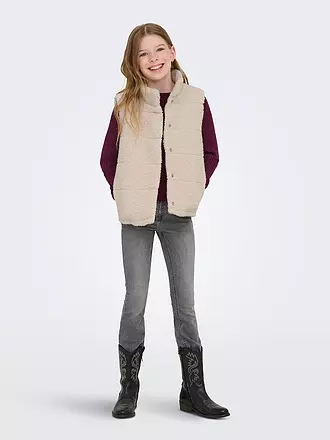ONLY | Mädchen Steppgilet KOGSANDRA | beige
