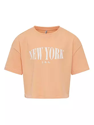 ONLY | Mädchen T-Shirt Cropped Fit KOGOLIVIA | orange