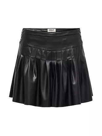 ONLY | Minirock in Lederoptik ONLSAFIRA | schwarz