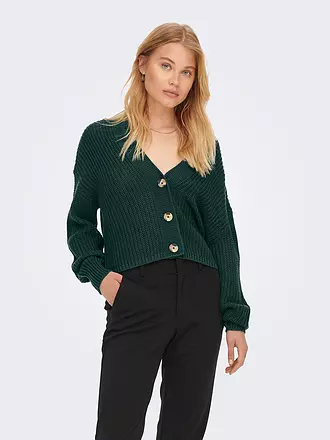 ONLY | Strickjacke ONLCAROL | dunkelgrün