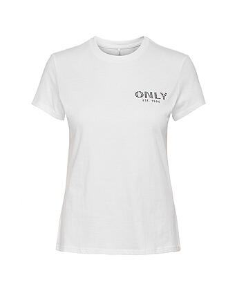 ONLY | T Shirt ONLHELENE | weiß