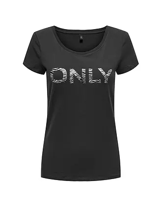 ONLY | T-Shirt ONLHELLA LIFE | grau