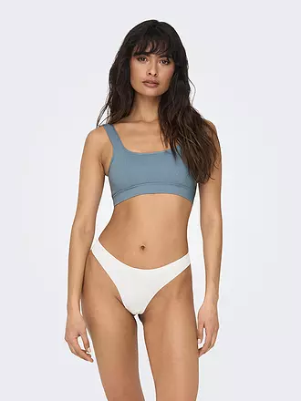 ONLY | Top Cropped Fit ONLVICKYRIB | hellblau