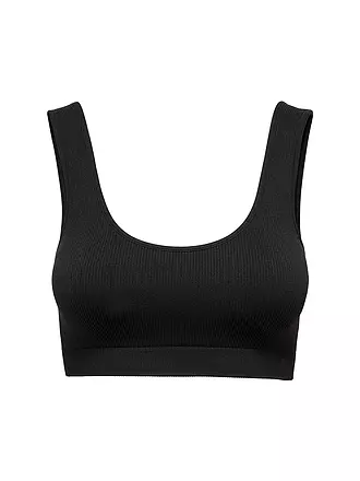 ONLY | Top Cropped Fit ONLVICKYRIB | schwarz