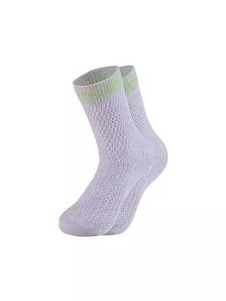 OOLEY | Socken NET offwhite | lila