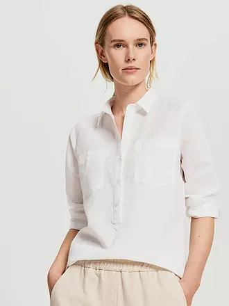 OPUS | Bluse Fredda | weiss