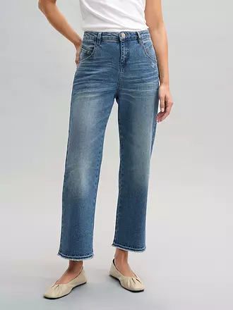 OPUS | Jeans Flared Fit 7/8 LANI TWIST | creme