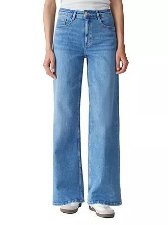 OPUS | Jeans Flared Fit MIVA PALAZZO | blau