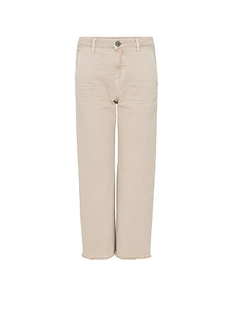 OPUS | Jeans Straight Fit Cropped | creme